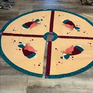 Adidas Star and Moon Tree Skirt - Burgundy and Green